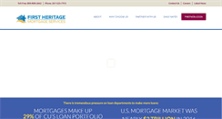 Desktop Screenshot of firstheritage.org